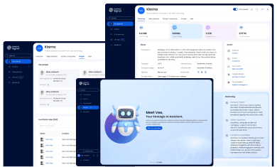 Vanberra Signal product interface